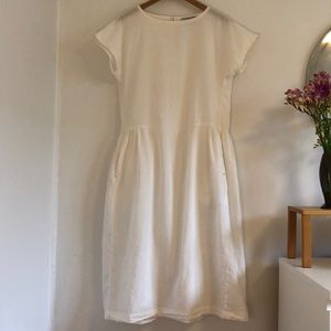 Uniqlo x Ines de la Fressange white summer dress (S)